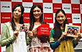 山田優、蒼井優、夏帆が沖縄でCMロケを満喫! - 「PIXUS」新製品発表会