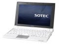 10.1型ワイドLEDバックライト液晶搭載のミニノート「SOTEC DC101W」 - 価格5万9,800円 & 重量約1.2kg