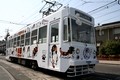 100周年記念の招き猫!? 岡山電気軌道に「たま電車」登場!