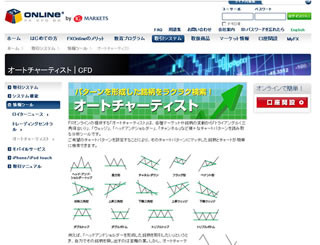 FXオンラインの全CFD銘柄カバー、分析ツール『オートチャーティスト』提供