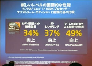 6コア「Core i7-980X」の高性能を実演アピール - インテルIAミーティング