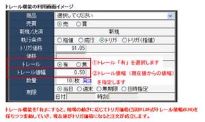 インヴァスト証券、トレール機能/ログインID・パスワード記憶機能を追加