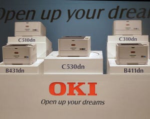 OKI、スリープ電力0.9WのA4カラープリンタ3機種とA4モノクロプリンタ2機種