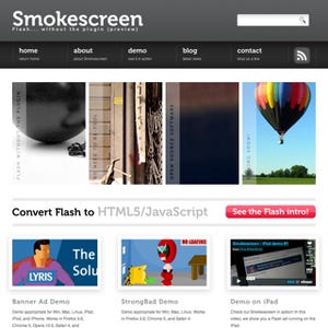 HTML5+JavaScriptでFlashコンテンツを再現する「Smokescreen」