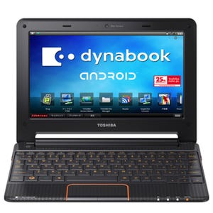 東芝、Android 2.1とNVIDIA Tegra 250採用の10.1型"クラウドブック"「dynabook AZ」