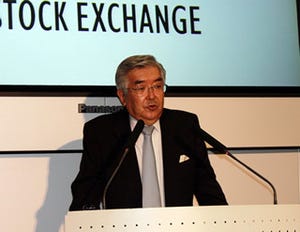 東証・斉藤社長、人民元切り上げは「米国に対するジェスチャーの段階」