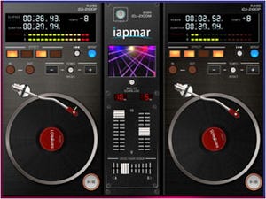 2台のアナログターンテーブルでDJプレイできるiPadアプリ登場