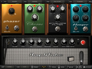 iPadをギターアンプ&エフェクトに変える「AmpliTube for iPad」発売