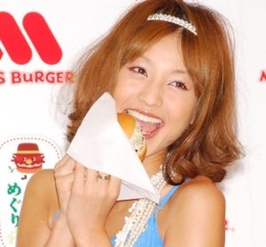 西山茉希、モスバーガー6個を完食して「私は肉食系。男性の好みも肉食系」