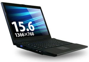 ユニットコム、15.6型ワイド液晶で5万円台から購入できるノートPC