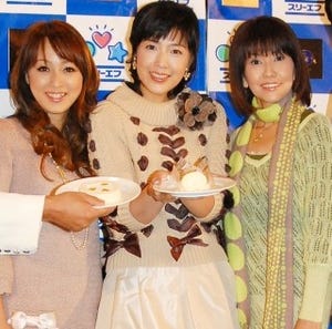 菊池桃子、渡辺美奈代、松本伊代が"完熟"スイーツをプロデュース