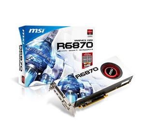 MSI、Radeon HD 6870/HD 6850搭載のグラフィックスカード新製品