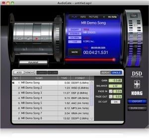 KORG、オーディオ・フォーマット変換アプリ「AudioGate」の無償提供を開始