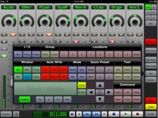 「Pro Tool」をマルチタッチ操作可能なiPadアプリ「V-Control Pro」