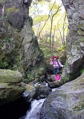 鎖場、岩場ありの変化に富むコースと"山カレー"に大満足の棒ノ折山