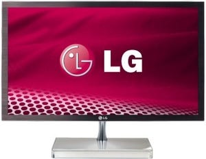 LG、最薄部7.2mmのスタイリッシュなフルHD対応21.5型液晶ディスプレイ