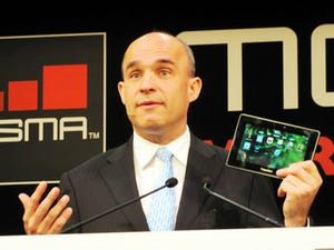 MWC 2011 - RIM 共同CEOのBalsillie氏、PlayBook新モデルやNFC計画について説明