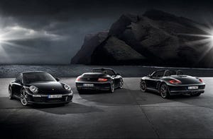 ポルシェ、「911」と「ボクスターS」のブラックエディションを発売