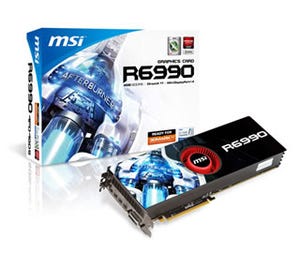 MSI、Radeon HD 6990搭載「R6990-4PD4GD5」などVGA新製品を一挙5モデル発表