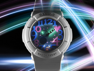 BASELWORLD 2011 - カシオ、ブラックライトでカラフルに光る「Baby-G」