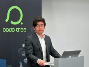 「Super 英単語 30000」をリリースしたポドツリー社CEO、リ・ジンス氏来日