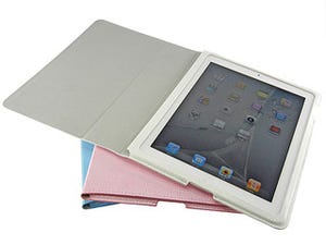 上海問屋、低価格なiPad 2用リザード(トカゲ)風フェイクレザーケース