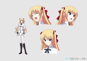 TVアニメ『真剣で私に恋しなさい!!』、クリスほかのカラー設定画を紹介