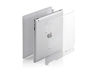 サンワダイレクト、Smart Coverも一緒に固定する仕様のiPad 2用保護ケース