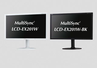 NEC、軽量・省電力・狭額縁の20型ワイド液晶ディスプレイ