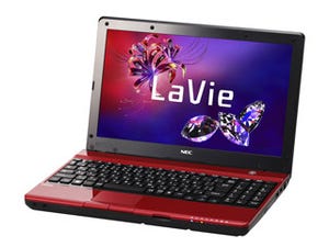 NEC、大画面モバイルノートPC「LaVie M」上位機種はブルーレイ搭載