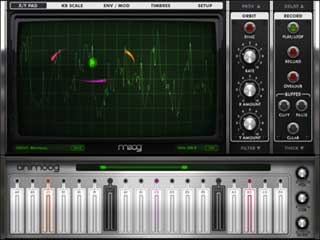 Moogサウンドを再現するiPad用シンセサイザーアプリ「Animoog」がリリース