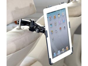 山陽トランスポート、車の後部座席で使用可能なiPad 2用ホルダー