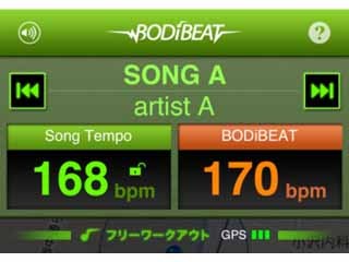 ヤマハ、GPS付ラン＆ウォーキング用アプリ「BODiBEAT GPS ラン＆ウォーク」