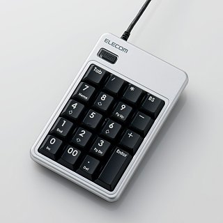 エレコム、キーピッチ19mmのテンキーボードを2モデル - NumLock問題解決済