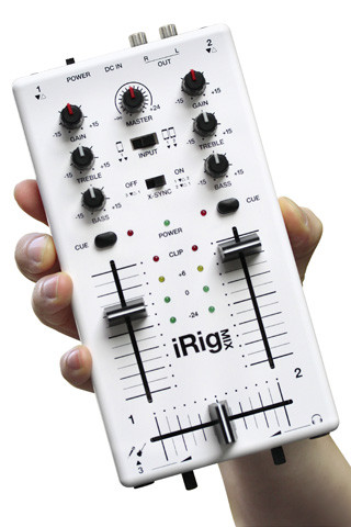 iOSデバイス対応のモバイルDJミキサー「iRig MIX」発表 - IK Multimedia