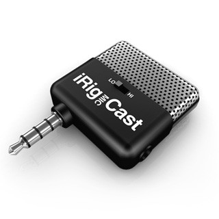 IK Multimedia、iOSデバイス対応の小型マイク「iRig MIC Cast」発表