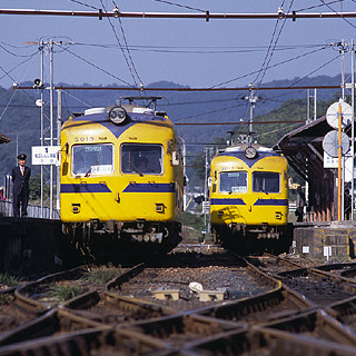 一畑電車3000系、創立100周年を記念して南海電鉄"ズームカー"時代の塗装に