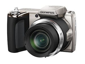 オリンパス、21倍ズームレンズ・単3形電池駆動の「OLYMPUS SP-620UZ」