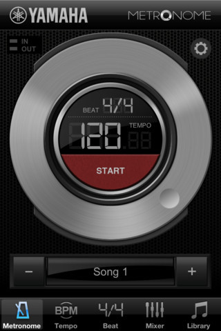 ヤマハ、CoreMidi対応のメトロノームアプリ「Yamaha METRONOME」発売