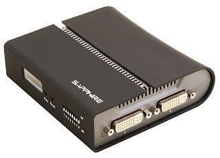 Sapphire、1系統のDVI/DisplayPort出力をデュアルモニタ化するアダプタ