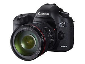 キヤノン、2,230万画素フルサイズCMOS・DIGIC 5+搭載の「EOS 5D Mark III」