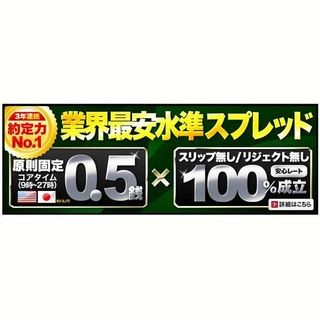 マネーパートナーズ、『米ドル/円0.5銭(原則固定)』での提供を開始