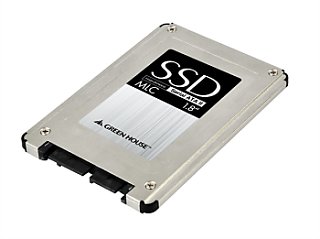 グリーンハウス、8チャンネル同時アクセスに対応したSATA II対応1.8インチSSD