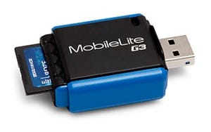 Kingston、USB 3.0対応のコンパクトなメモリカードリーダー