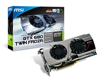 MSI、冷却ユニット「Twin Frozr III」搭載のGeForce GTX 680カード