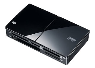 サンワサプライ、独自ソフトで高速化が可能なUSB 3.0対応のカードリーダー