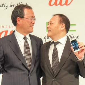 HTCとKDDIが発表会 - 日本市場向けAndroidスマホ「HTC J」を紹介