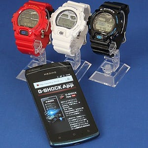 スマートフォンと連動するカシオのスマートウオッチ「G-SHOCK」を纏う