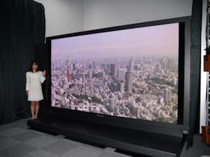 大迫力かつ高精細! パナソニックとNHKが145型スーパーハイビジョンPDP開発