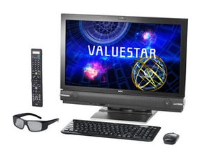 NEC、液晶一体型AVPC「VALUESTAR W」シリーズに新モデル - AV機能などを強化